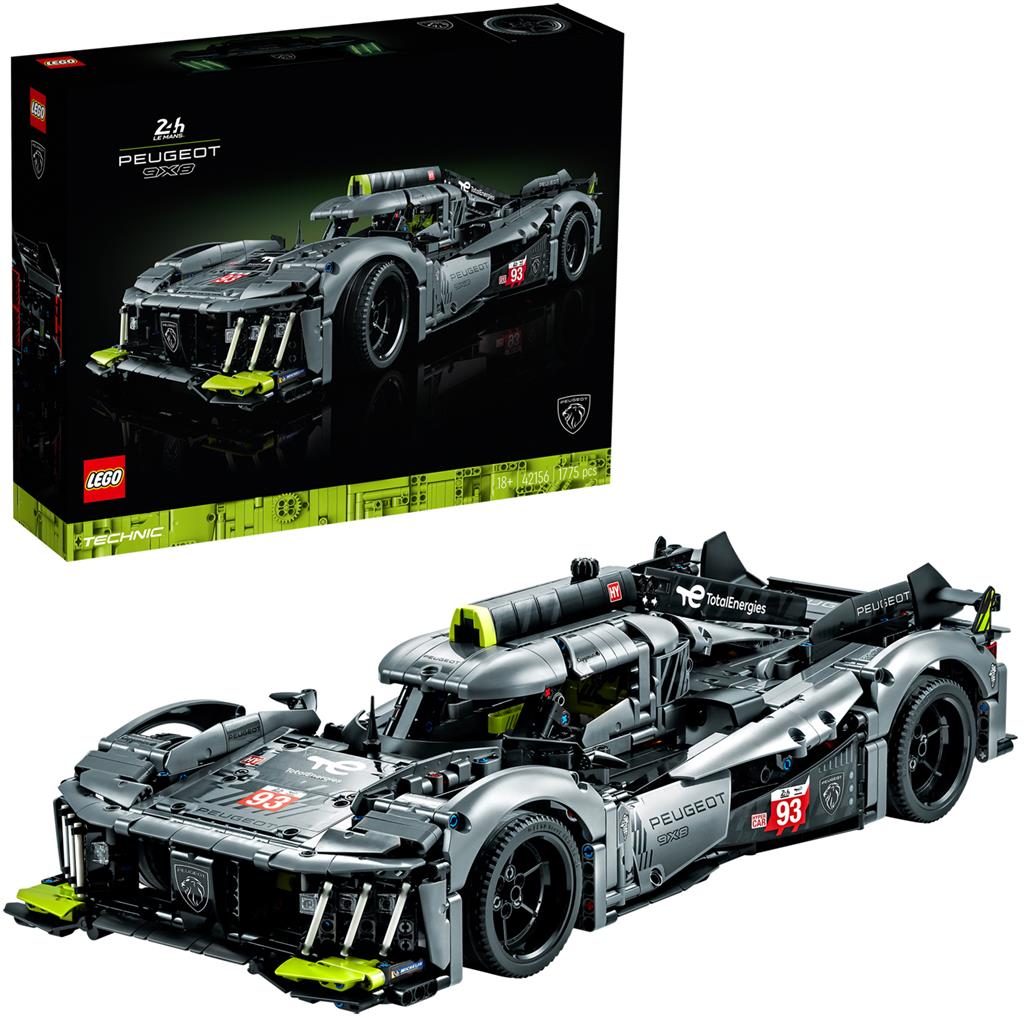 LEGO 42156 Technic Peugeot T 9X8 24H Le Mans Hybrid Hypercar - Bricks4fun