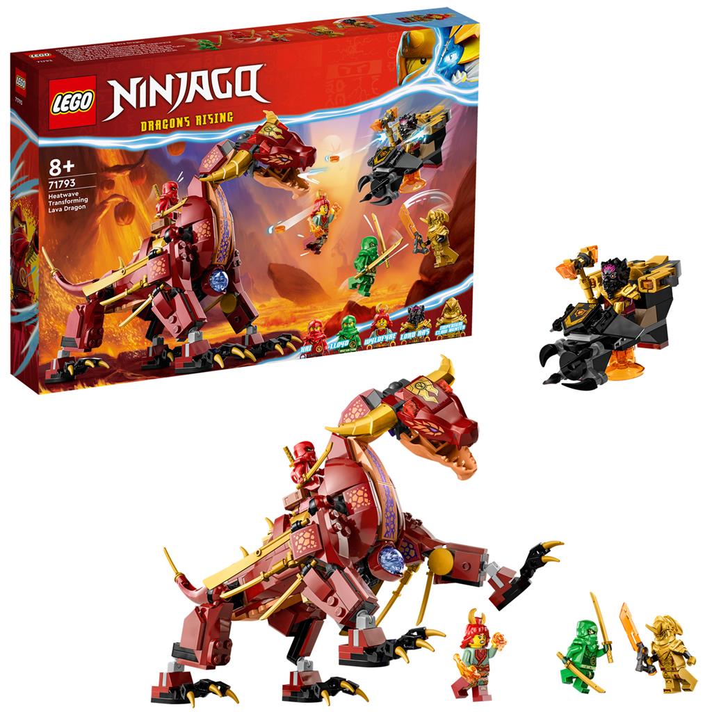 LEGO 71793 Ninjago Heatwave transformerende lavadraak - Bricks4fun