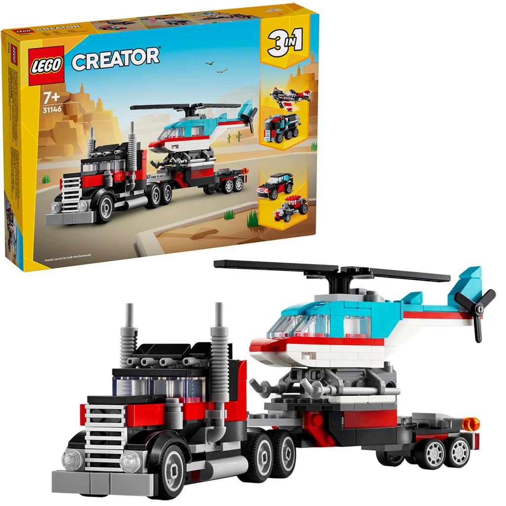 LEGO 31146 Creator Truck met helikopter - Bricks4fun