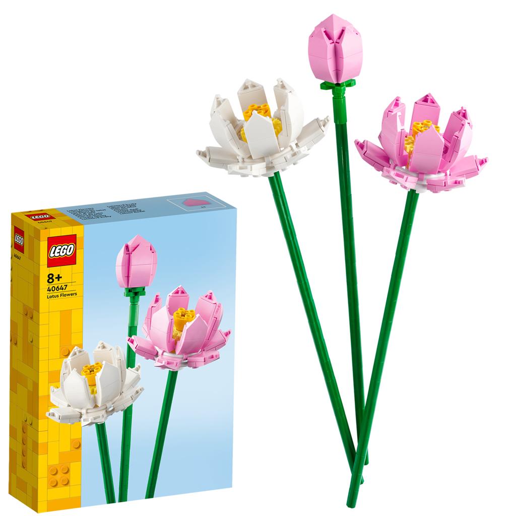 Lego® 40647 Icons Botanische Blumen Lotusblumen