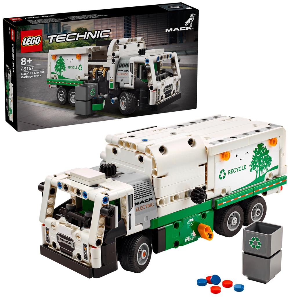 LEGO 42167 Technic Mack® LR Electric vuilniswagen - Bricks4fun