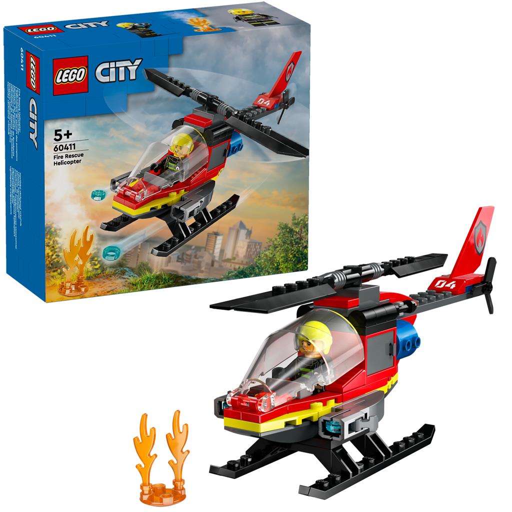 Lego® 60411 City Fire Feuerwehrhubschrauber