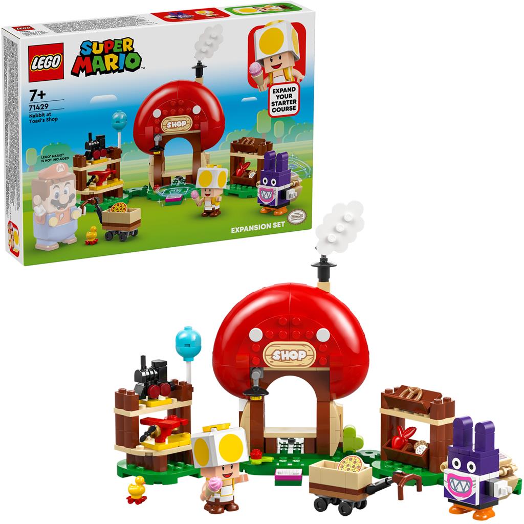 LEGO 71429 Super Mario Uitbreidingsset: Nabbit bij Toads winkeltje - Bricks4fun