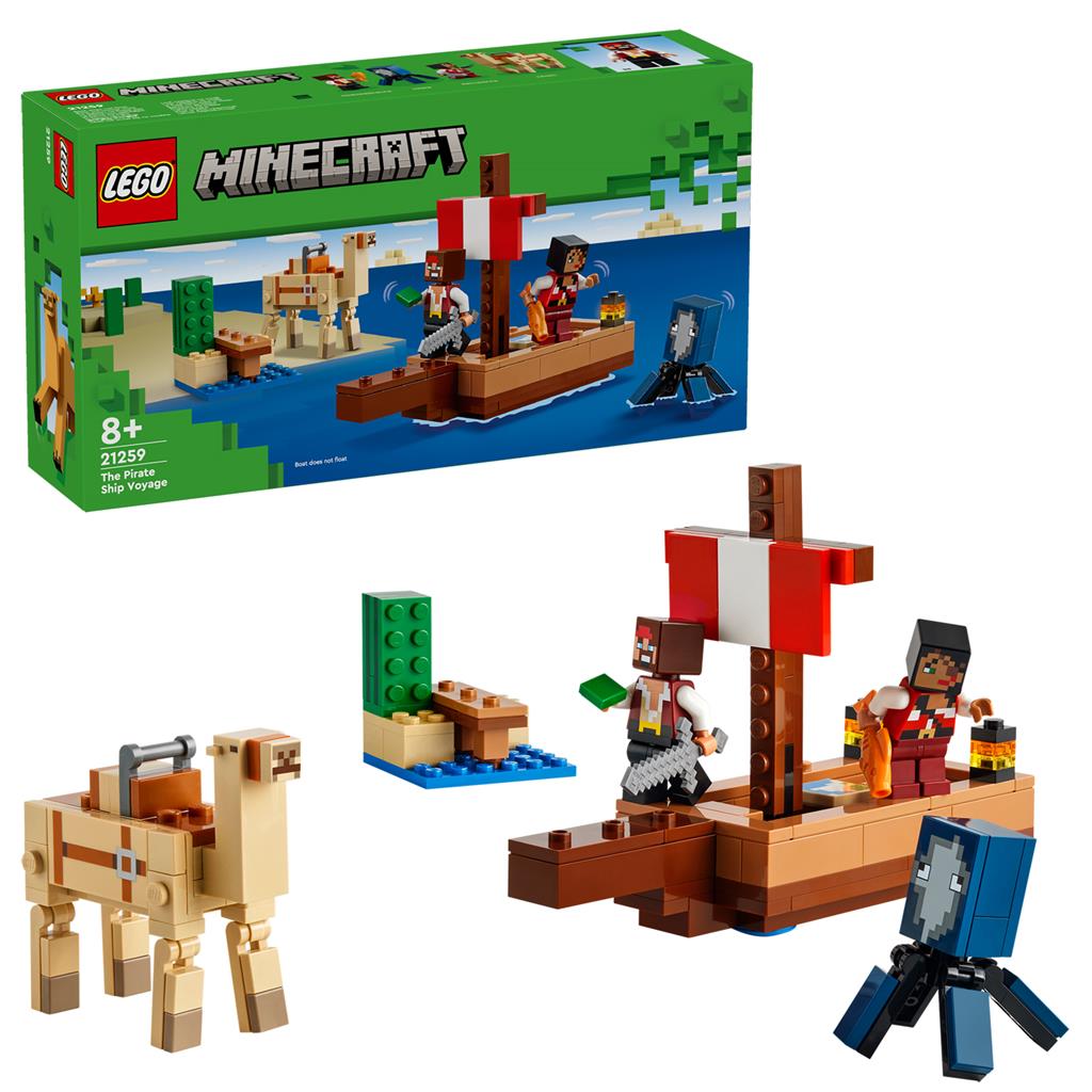 Lego® 21259 Minecraft – Die Piratenschiff-Reise