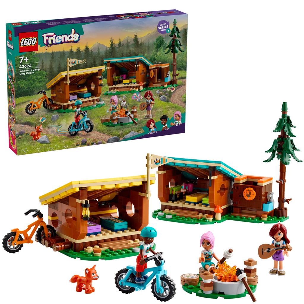 Lego® 42624 Friends Abenteuercamp Gemütliche Waldhütten