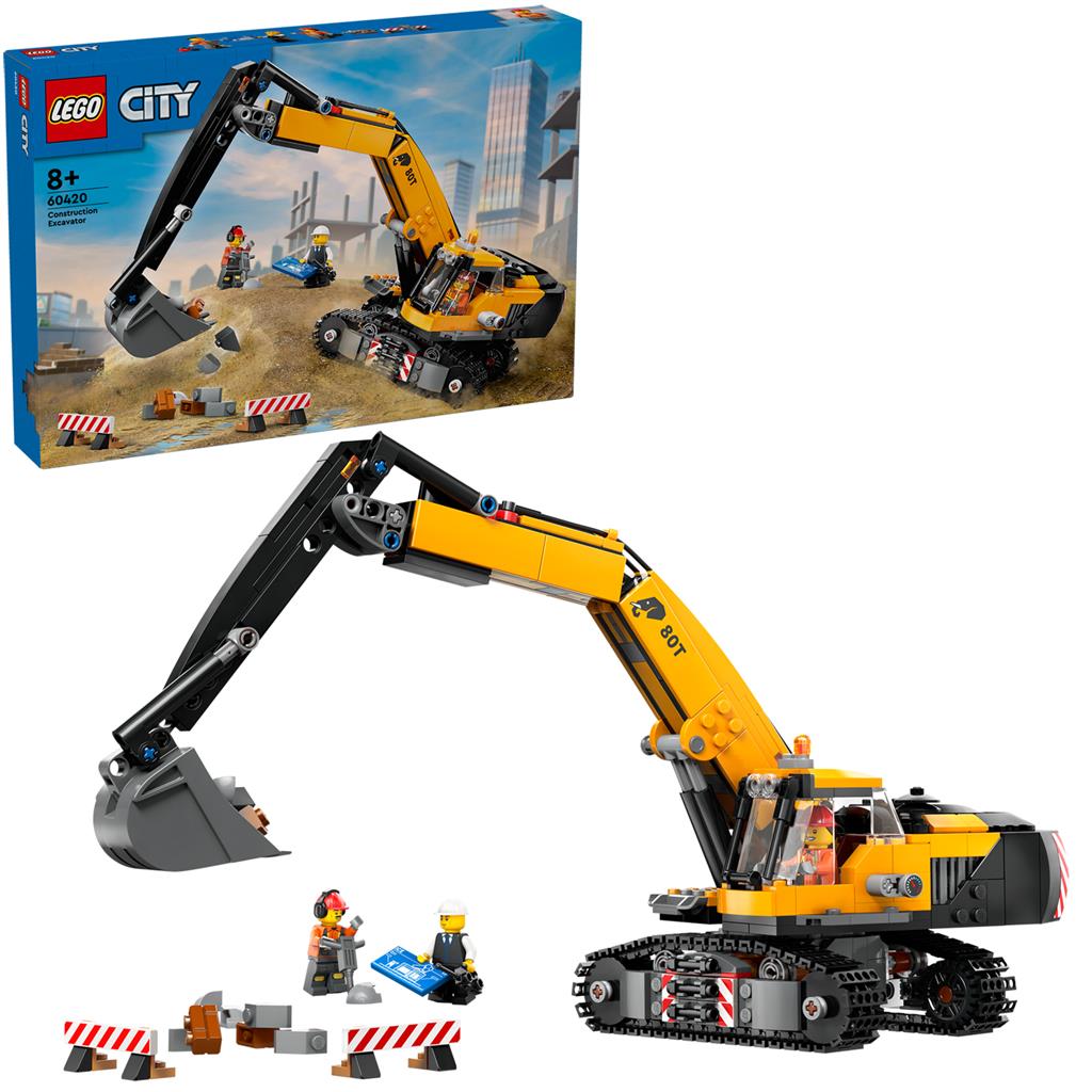 Lego® 60420 City Great Vehicles Yellow Excavator