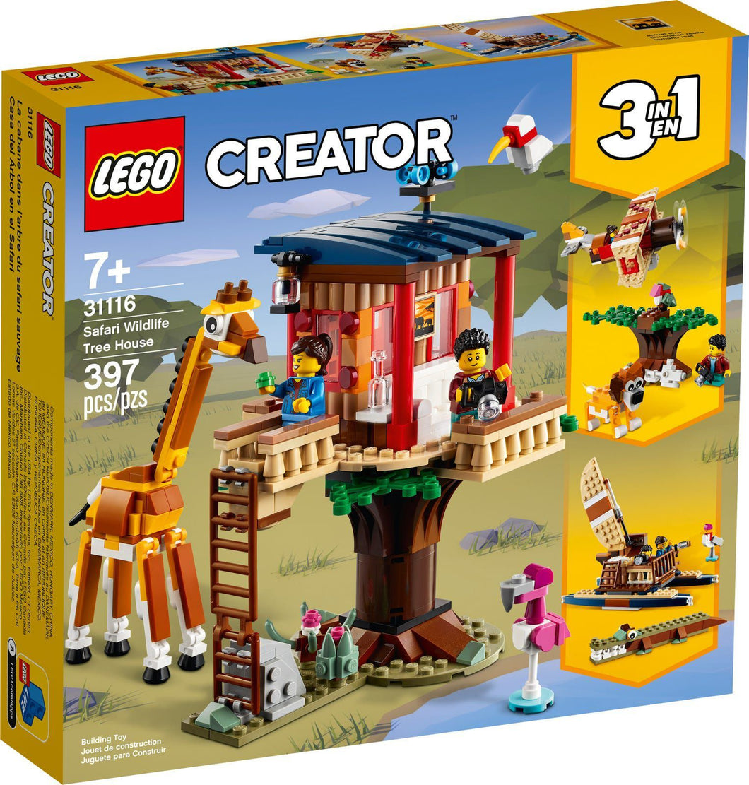 LEGO 31116 Creator Safari Wild Animals Tree House