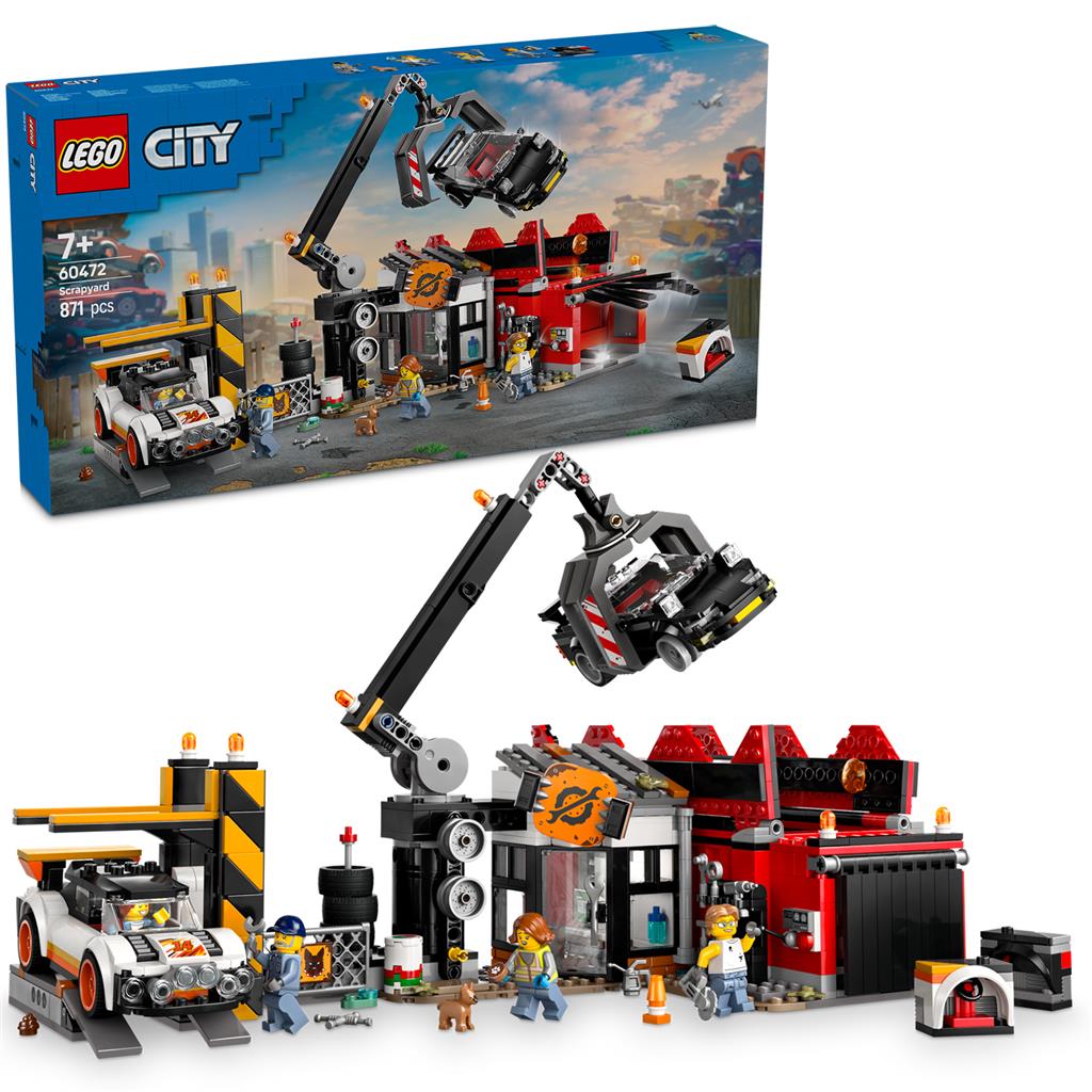 Lego® 60472 City Scrapyard With Cars