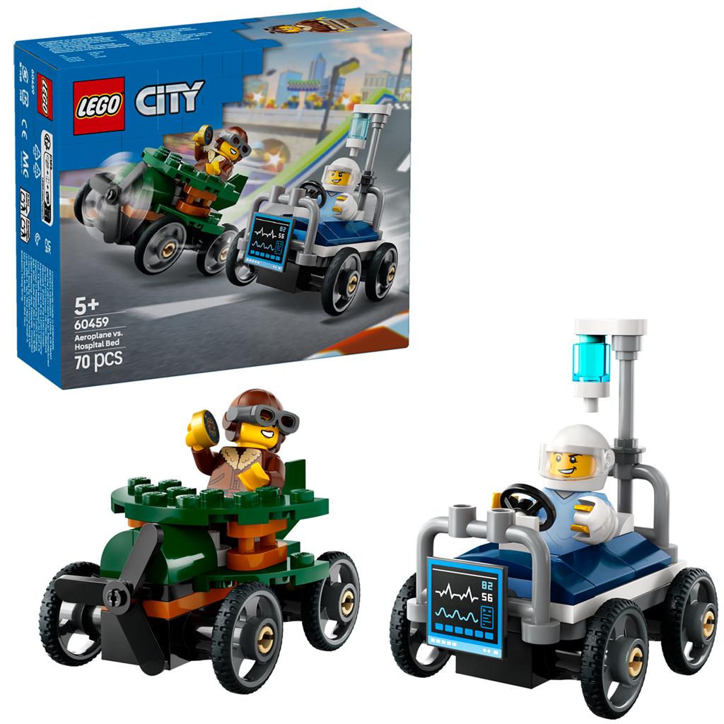 Lego 60459 City Great Vehicles Flugzeugkrankenhaus.