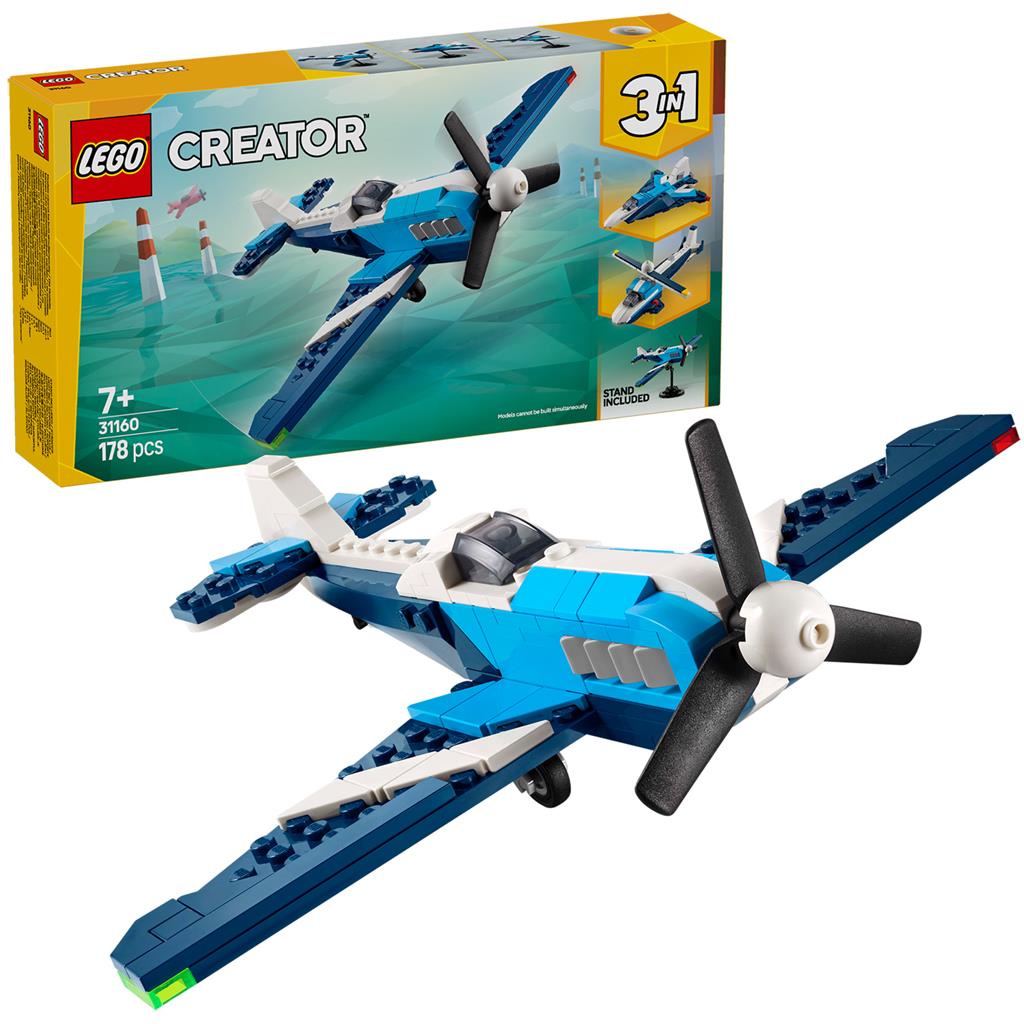 Lego® 31160 Creator 3-in-1-Luftfahrt-Rennflugzeug