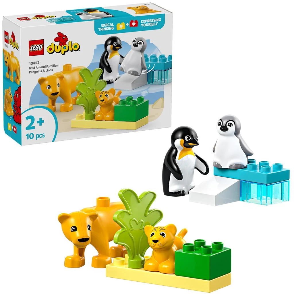 Lego 10442 Duplo Wildtiere Pinguine und Löwen