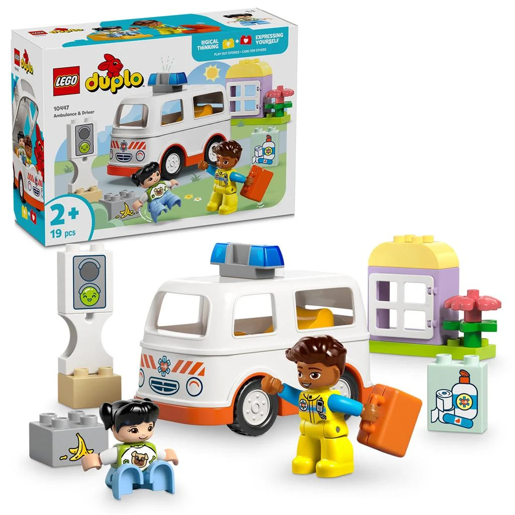 Lego 10447 Duplo Stadtkrankenwagen mit Fahrer