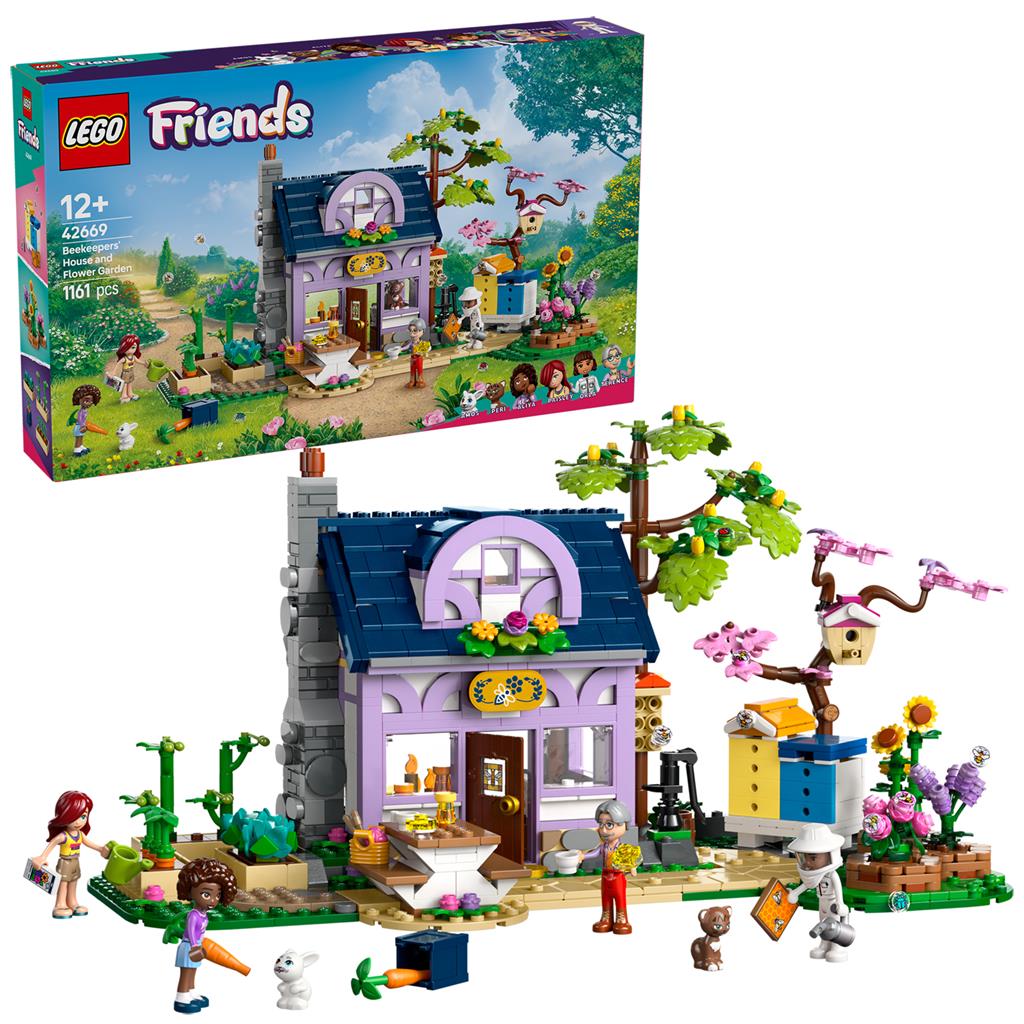 Lego 42669 Friends Imkerhaus und Blumengarten