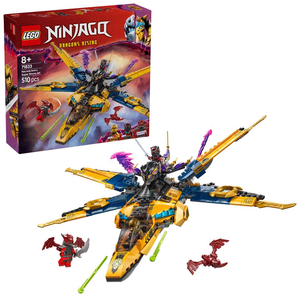 Lego 71833 Ninjago Race + Arins Super-Sturmflugzeug