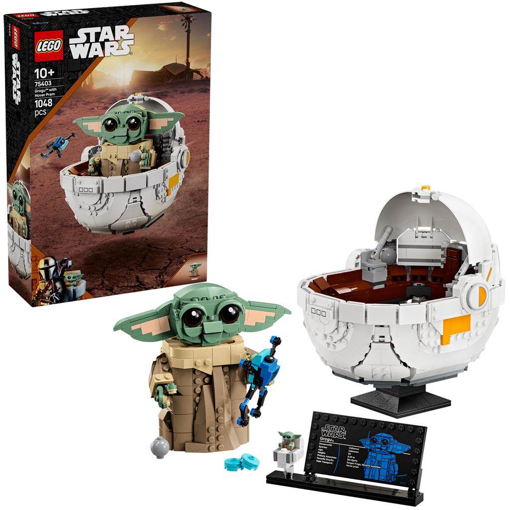 Lego® 75403 Star Wars Grogu mit schwebendem Kinderwagen