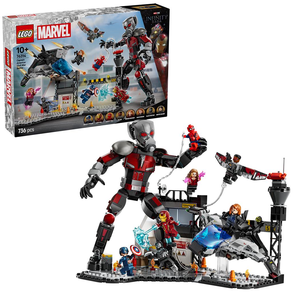 Lego® 76314 Superhelden Marvel Captain America