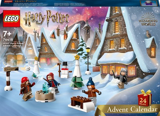 LEGO 76418 Harry Potter Advent Calendar 2023 with 24 Presents -