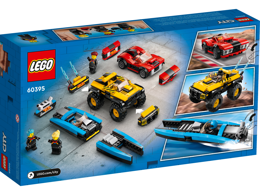 LEGO 60395 City Great Vehicles Combo-racepakket - Bricks4fun