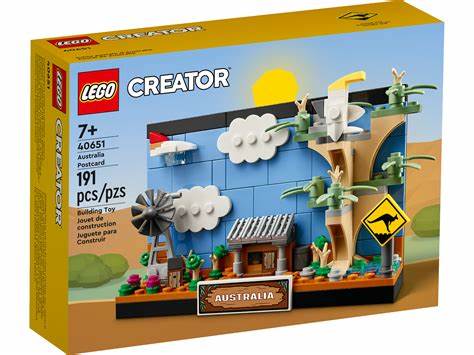 LEGO 40651 Creator Postkarte Australien