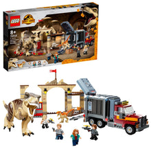 Bild in Galerieansicht laden, LEGO  76948 Jurassic World T. rex &amp; Atrociraptor dinosaurus ontsnapping - Bricks4fun
