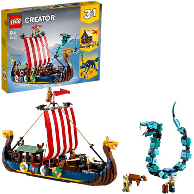 LEGO 31132 Creator Vikingschip en de Midgaardslang - Bricks4fun